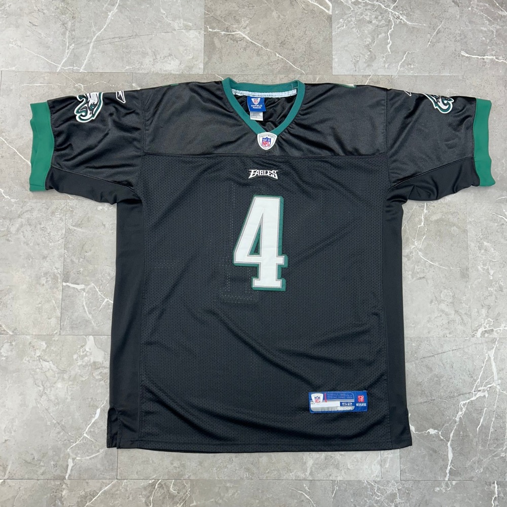 Reebok Philadelphia Eagles Jersey Mens 2XL 52 Authentic On Field Kevin Kolb Blac